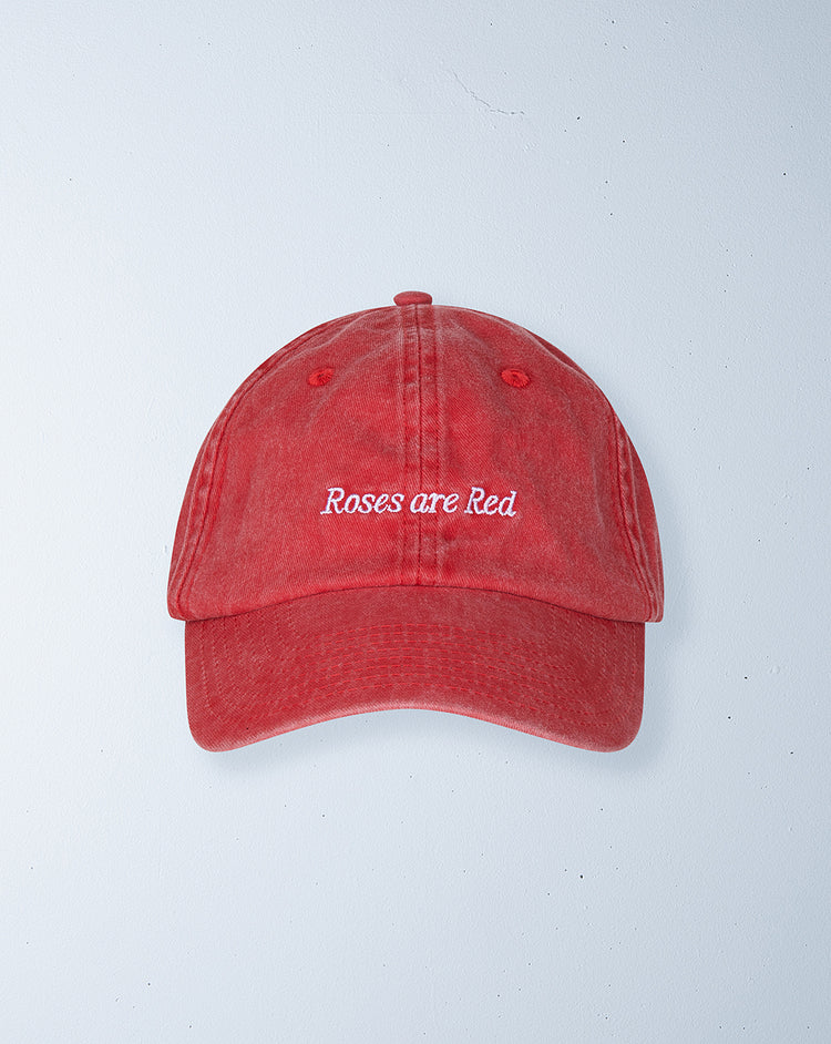 Roses Are Red Cap - Washed Red