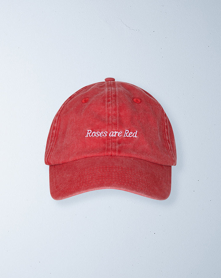 Roses Are Red Cap - Washed Red