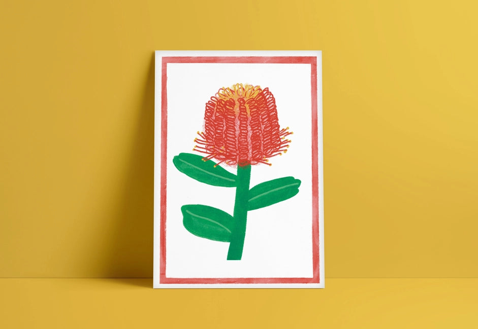 Banksia Print A4