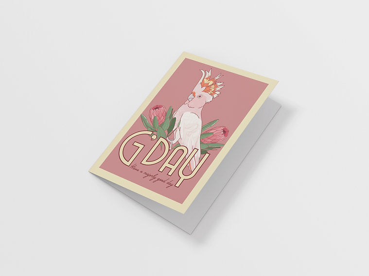 Galah Greeting Card