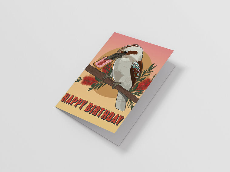 Kookaburra Birthday Card