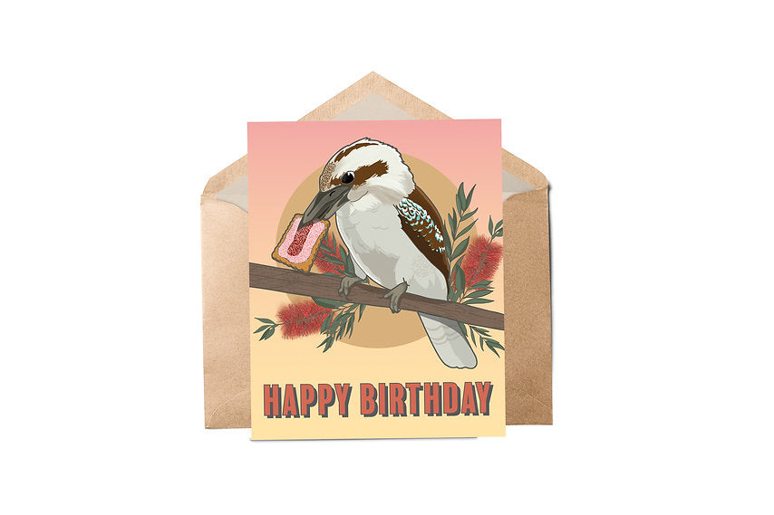 Kookaburra Birthday Card