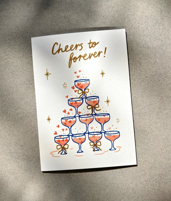 Cheers To Forever Card