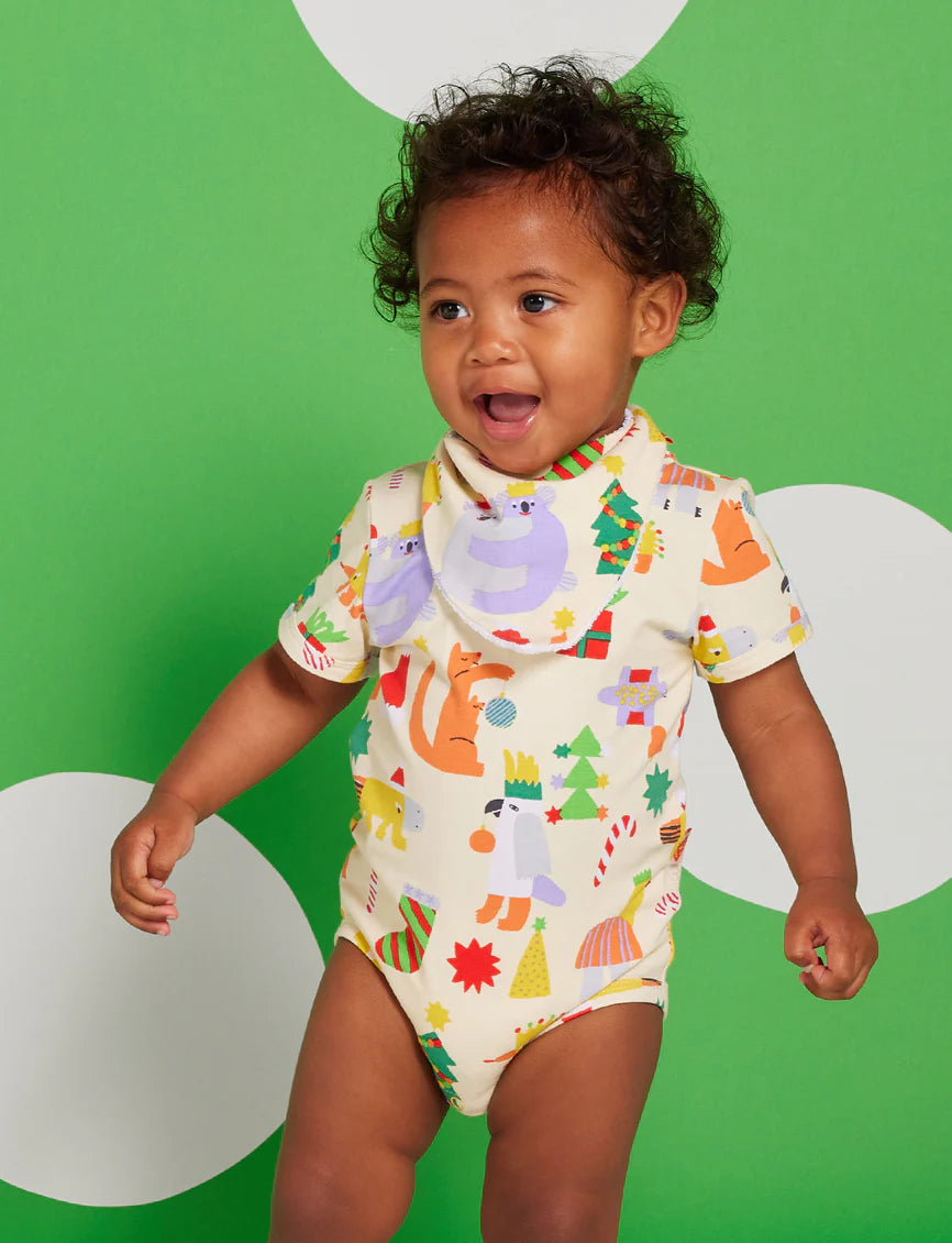 Tinsel Tails Short Sleeve Bodysuit