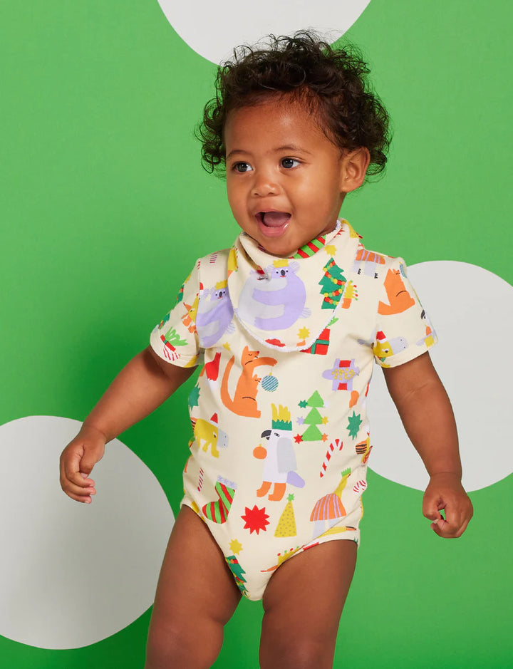 Tinsel Tails Short Sleeve Bodysuit