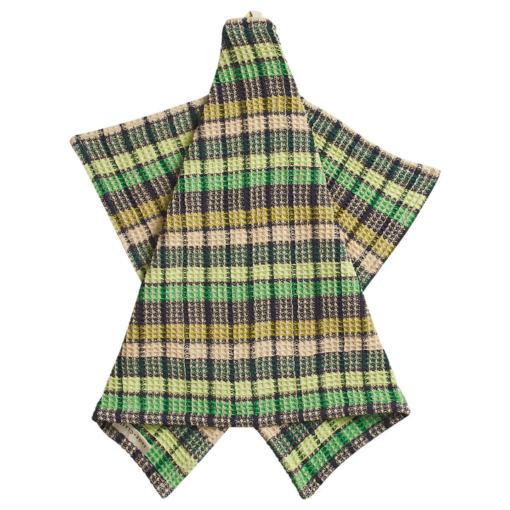 Stela Check Tea Towel - Verdant