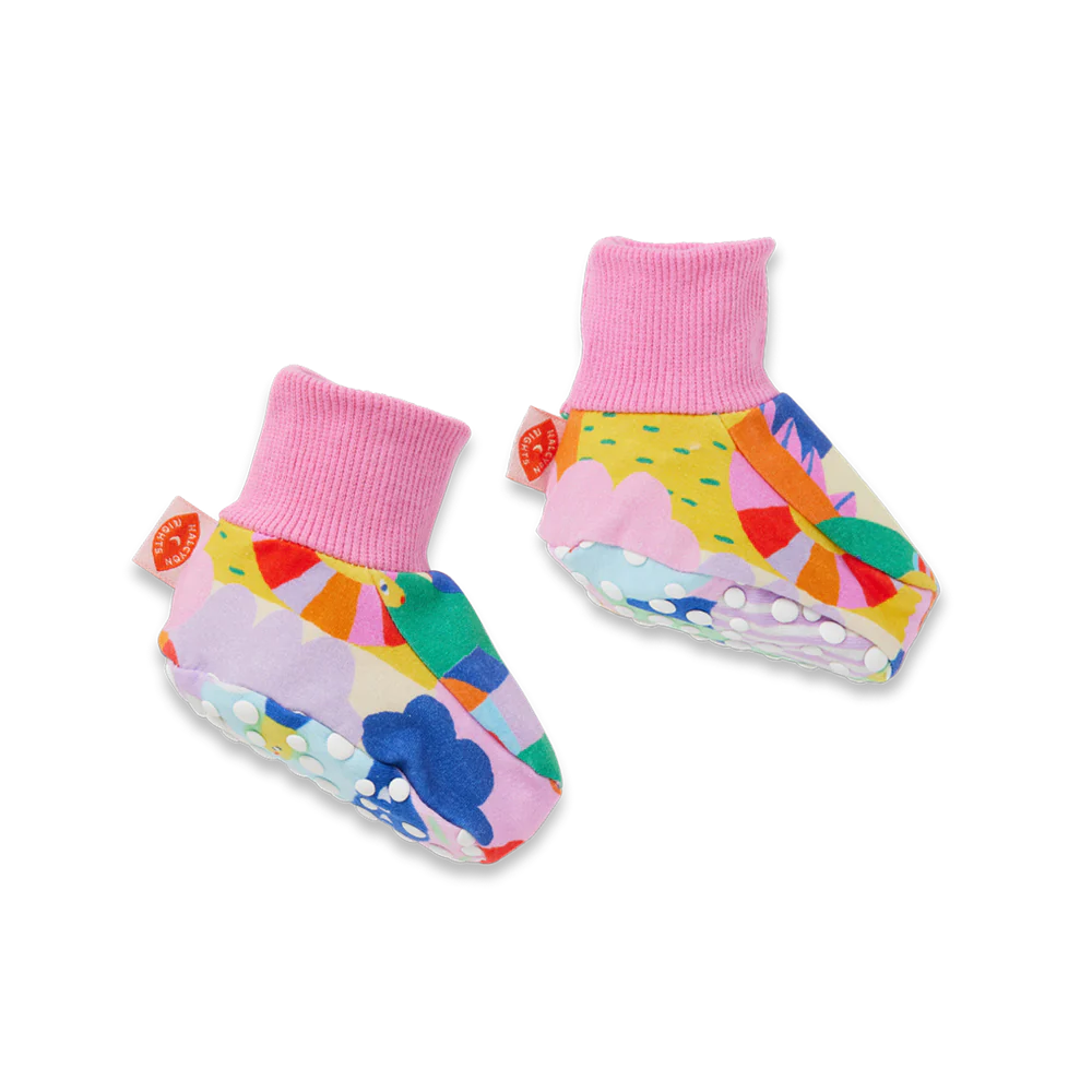 Rainbow Valley Baby Booties