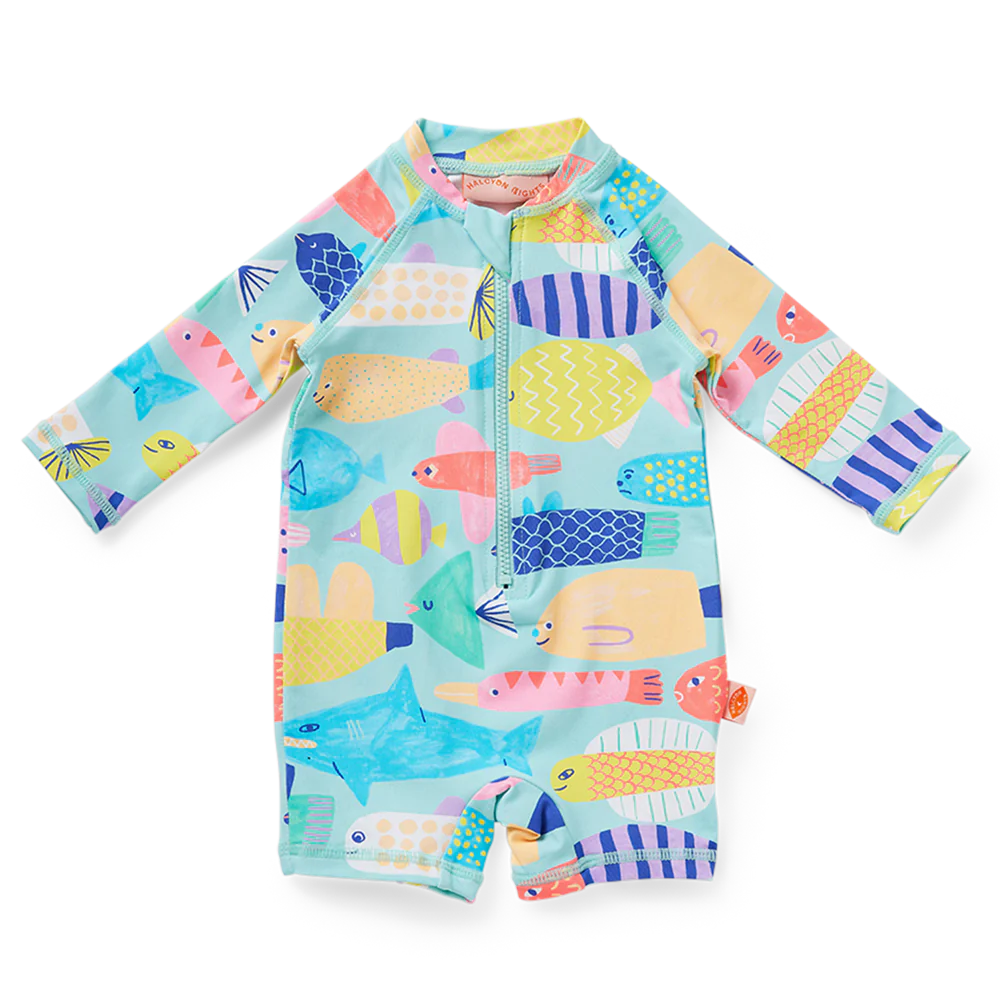 Long Sleeve Super Suit Rainbow Reef