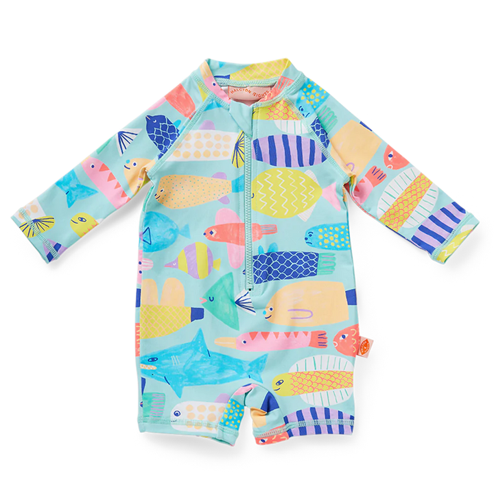 Long Sleeve Super Suit Rainbow Reef