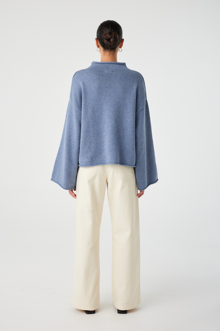 Maeve Sweater - Denim Blue