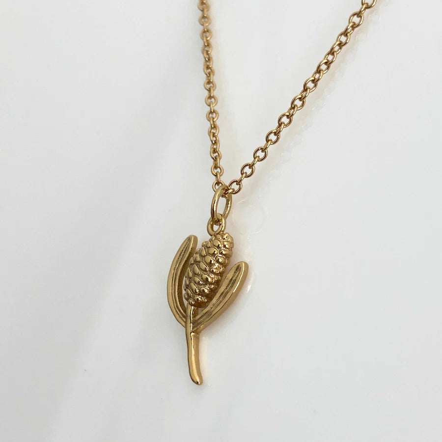 Freestone Banksia Necklace - Gold