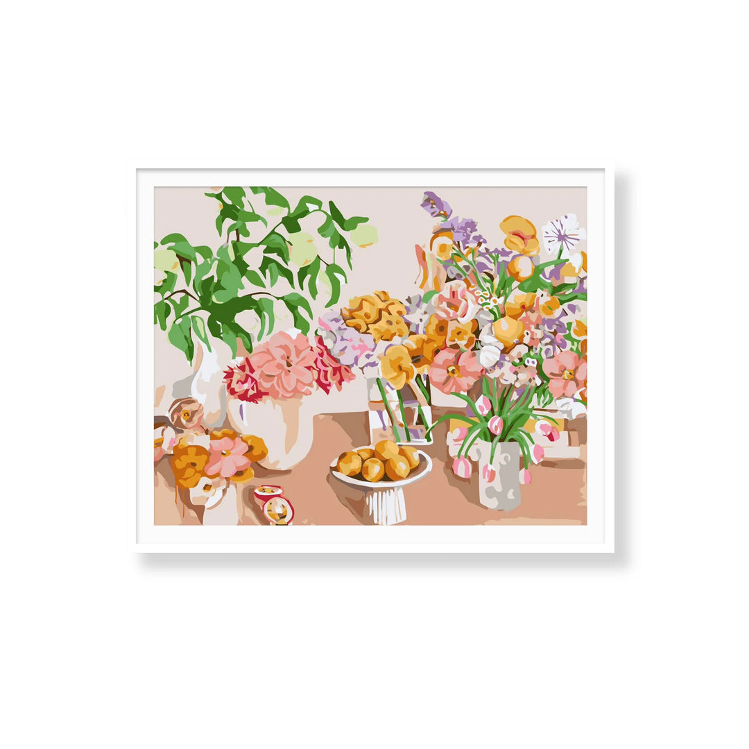 Paint by Numbers Kit - Birthday Flowers (Rolled)