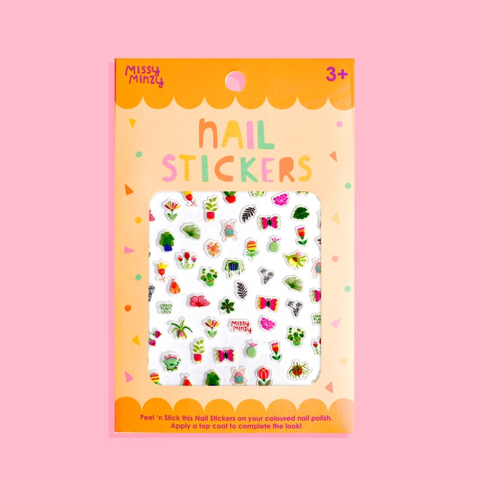 Nail Stickers - Crazy For Plants