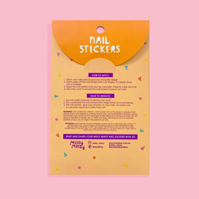 Nail Stickers - Crazy For Plants