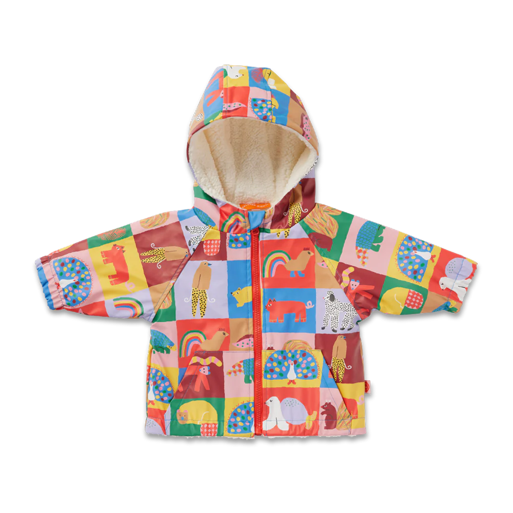 Look At Our Tails Kids Rain Jacket