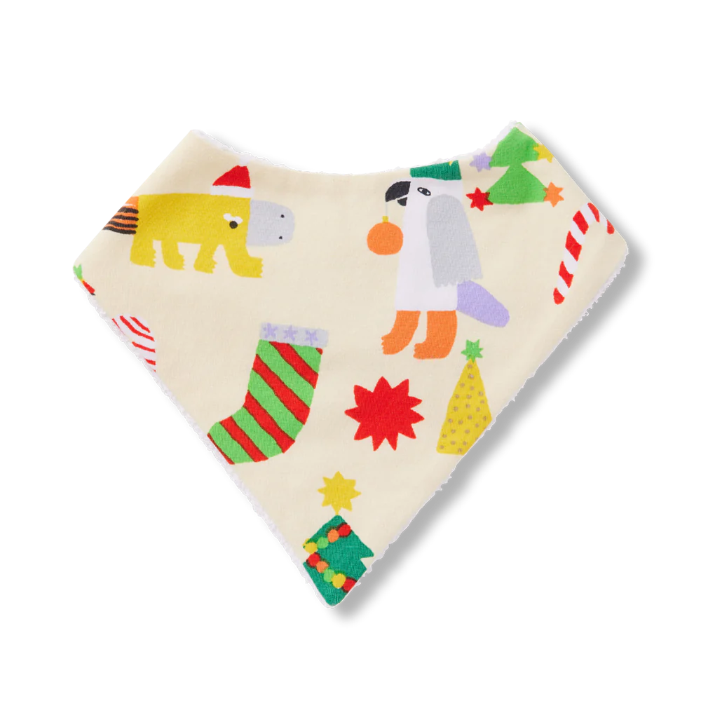 Tinsel Tails Baby Bib