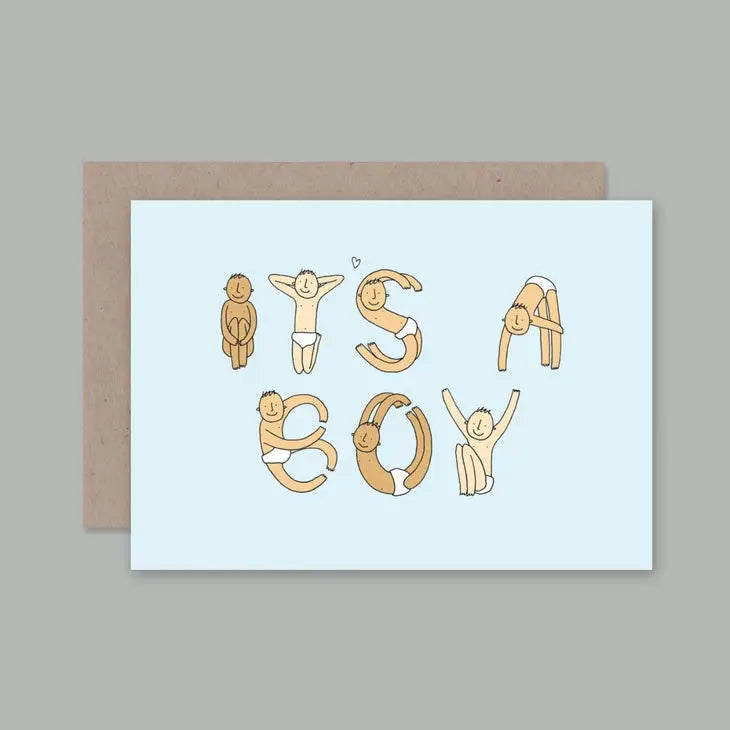 It's A Boy Card