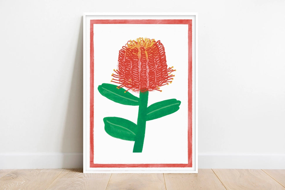 Banksia Print A4