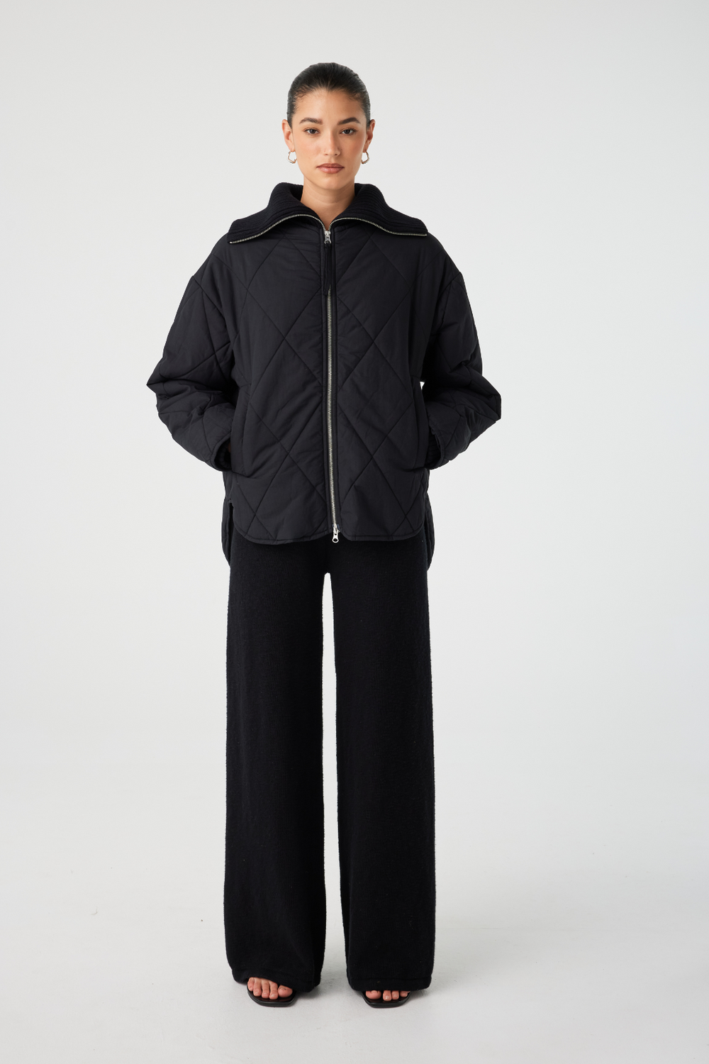 Reece Quilted Jacket - Black