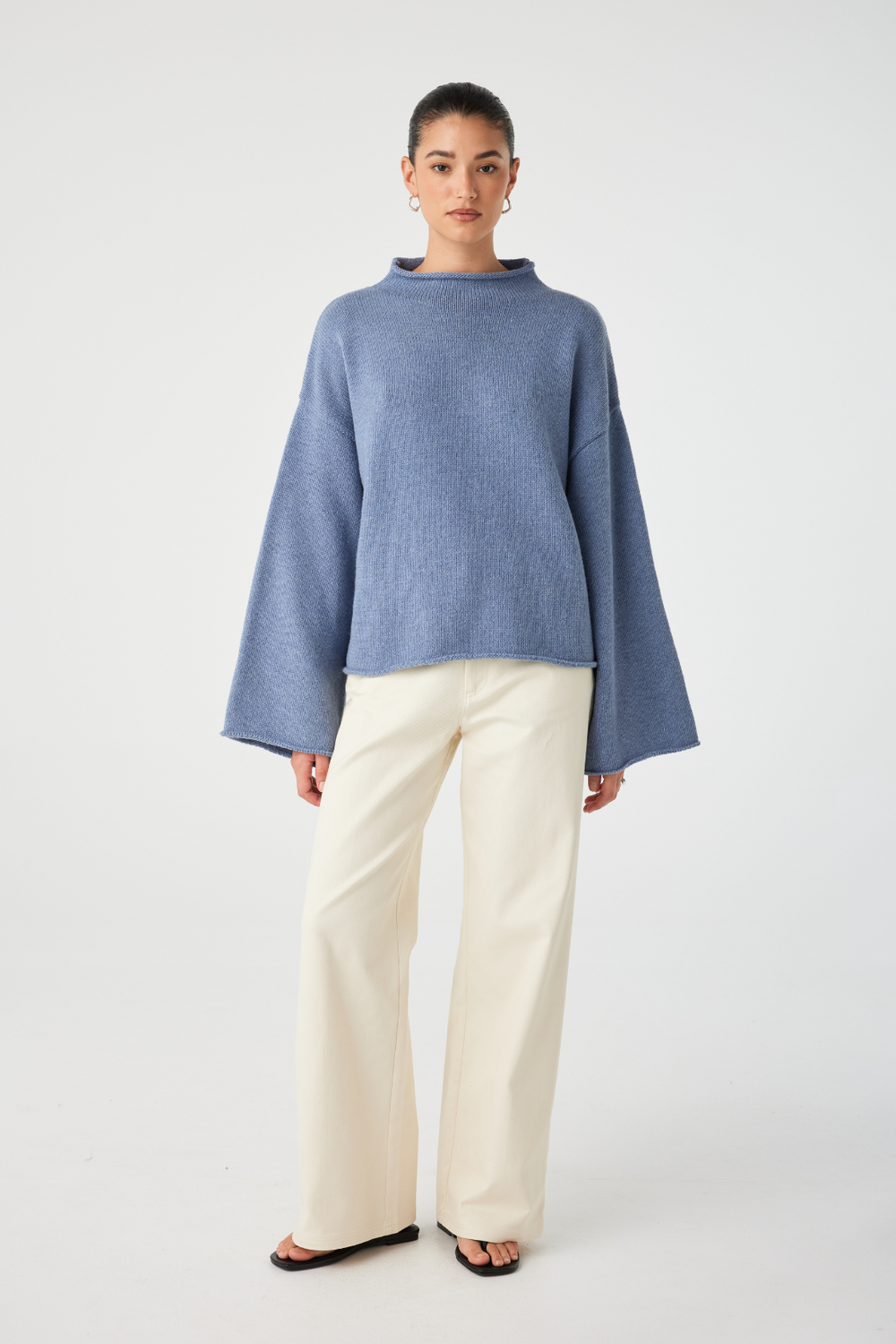 Maeve Sweater - Denim Blue