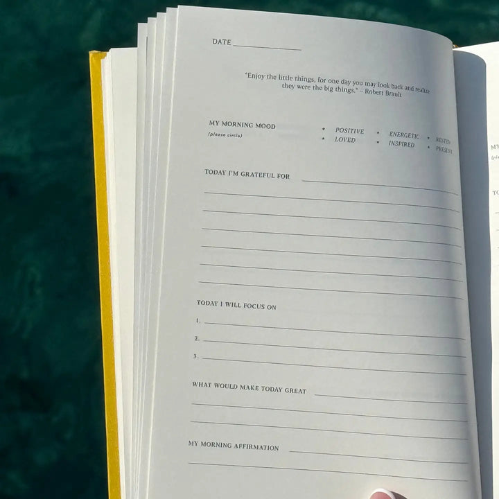 Summer Yellow Gratitude Journal