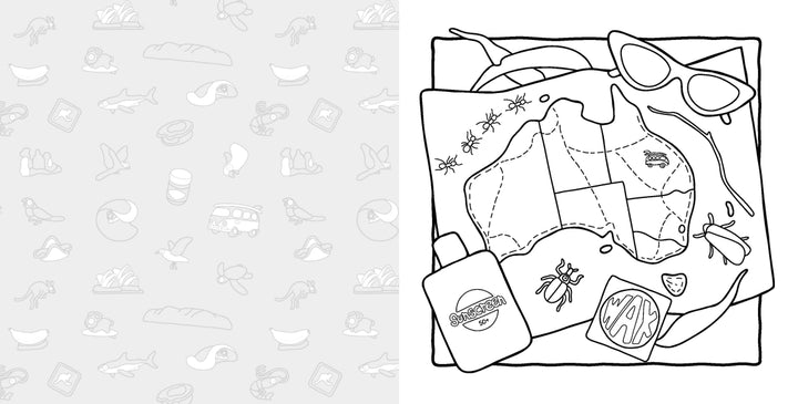 Cruisy Colouring: Aussie Road Trip