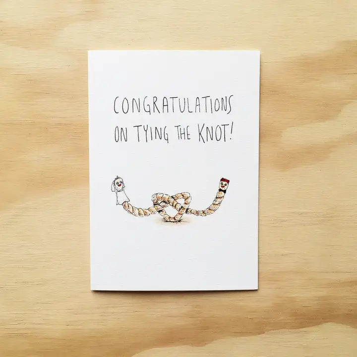 Congratulations On Tying the Knot Card