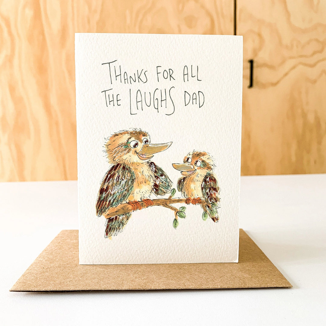 Thanks For All the Laughs Father's Day Card