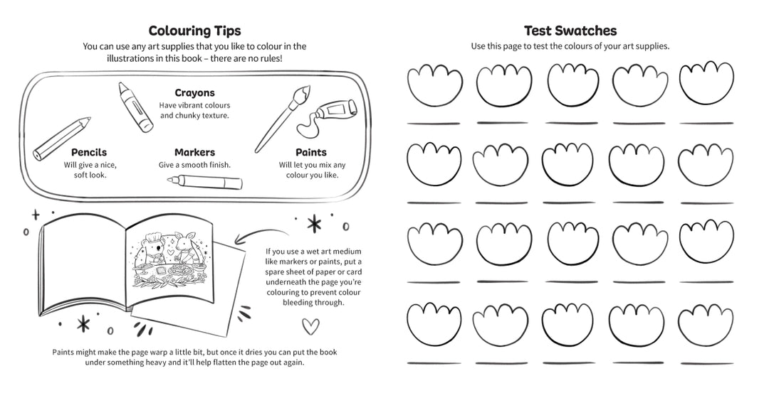 Aussie Cosy Baking A Sweet & Happy Australian Colouring Book