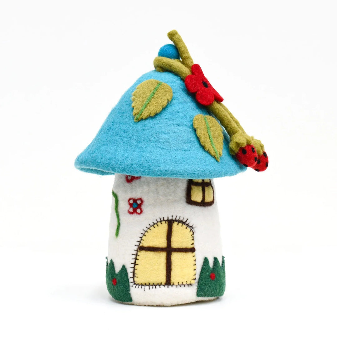 Fairies & Gnomes House - Blue Roof