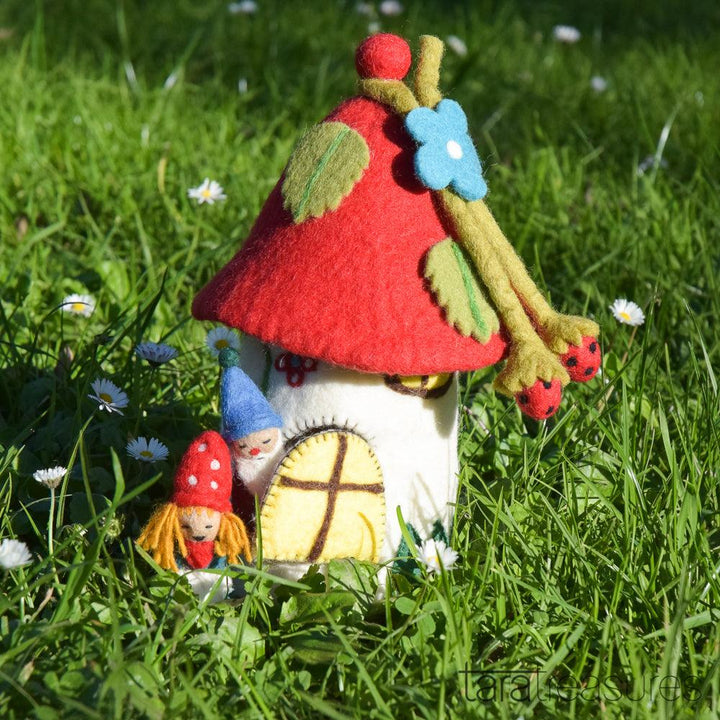 Fairies and Gnomes House - Red Mushroom