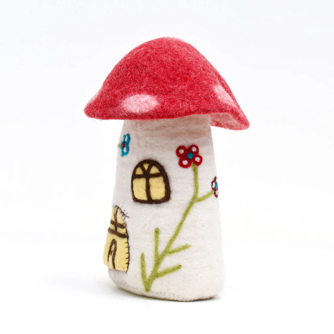 Fairies & Gnomes House - Red Mushroom