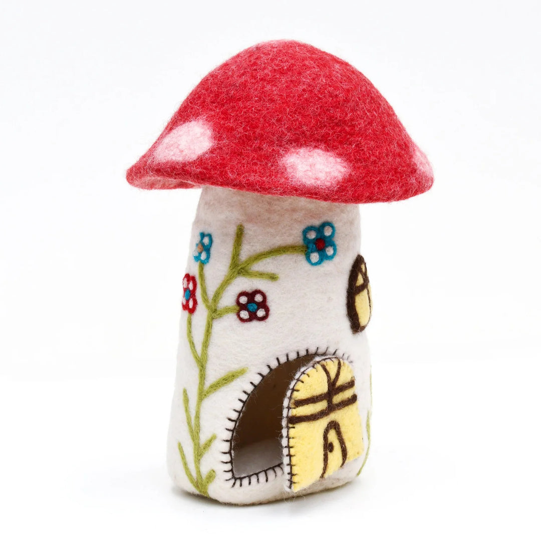 Fairies & Gnomes House - Red Mushroom