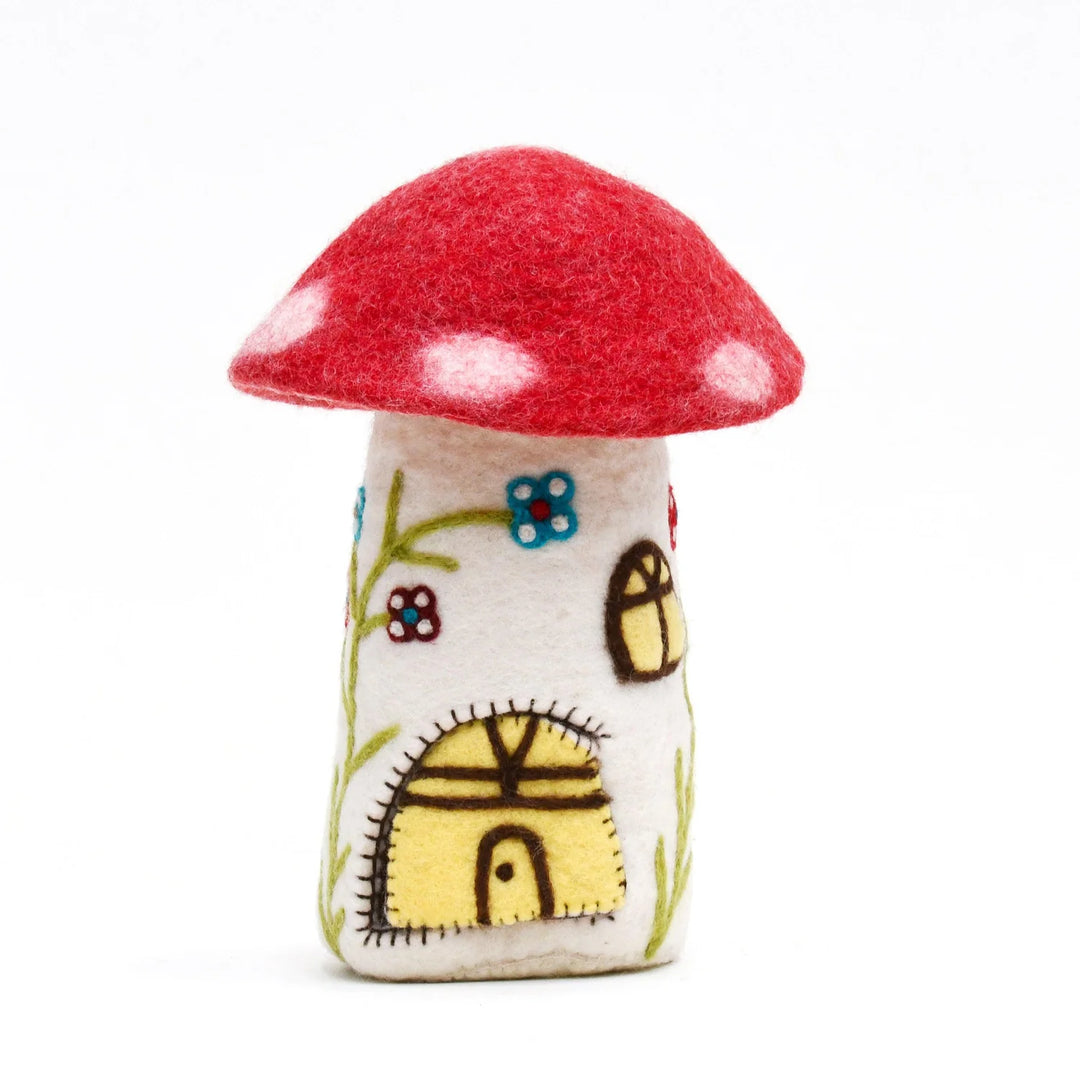 Fairies & Gnomes House - Red Mushroom