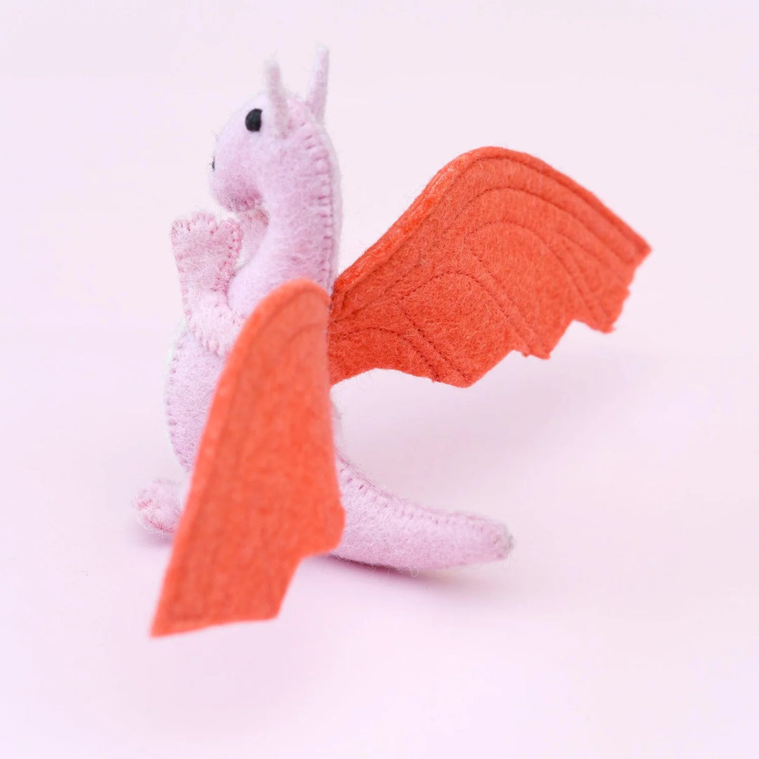 Felt Dragon Toy - Pink