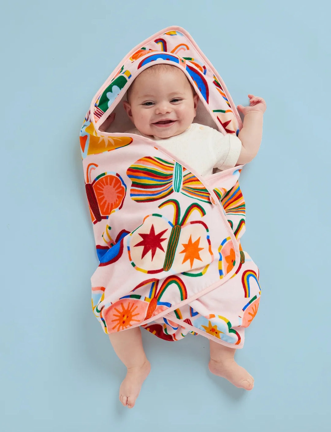 Baby Hooded Towel - Flutterby
