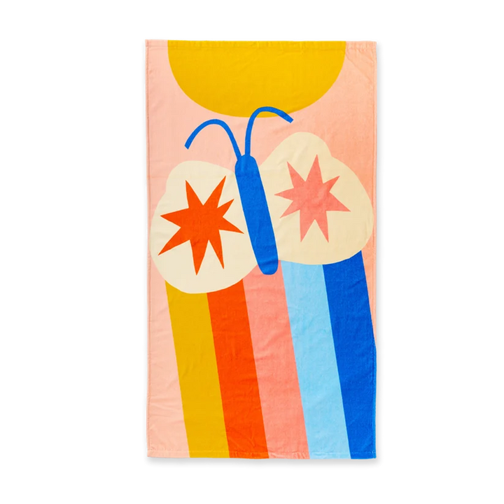 Beach Towel - Flutterby