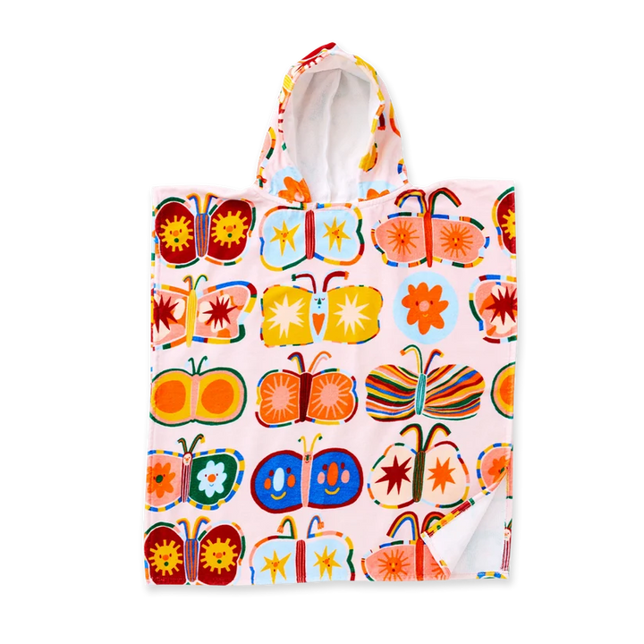 Poncho Towel - Flutterby