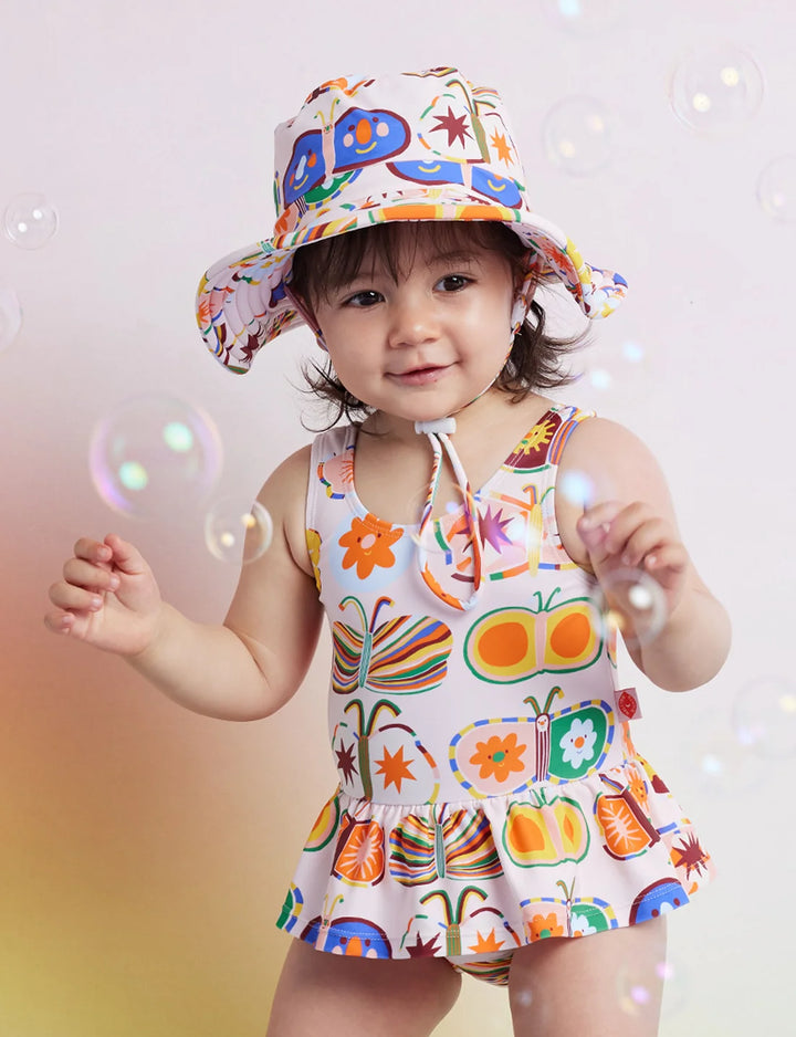 Swim Bucket Hat - Flutterby