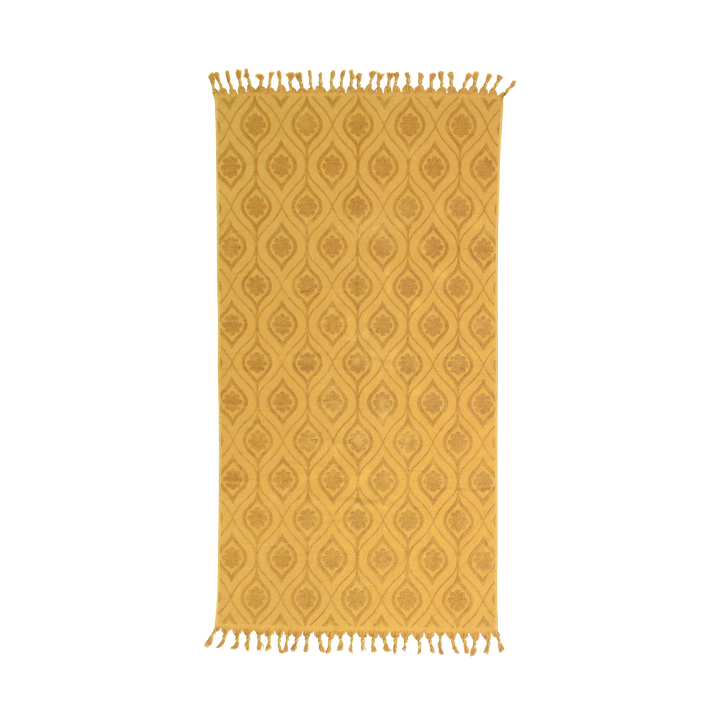 Daisy Beach Towel Golden