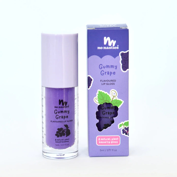 Natural Kids Lip Gloss Wands - Gummy Grape