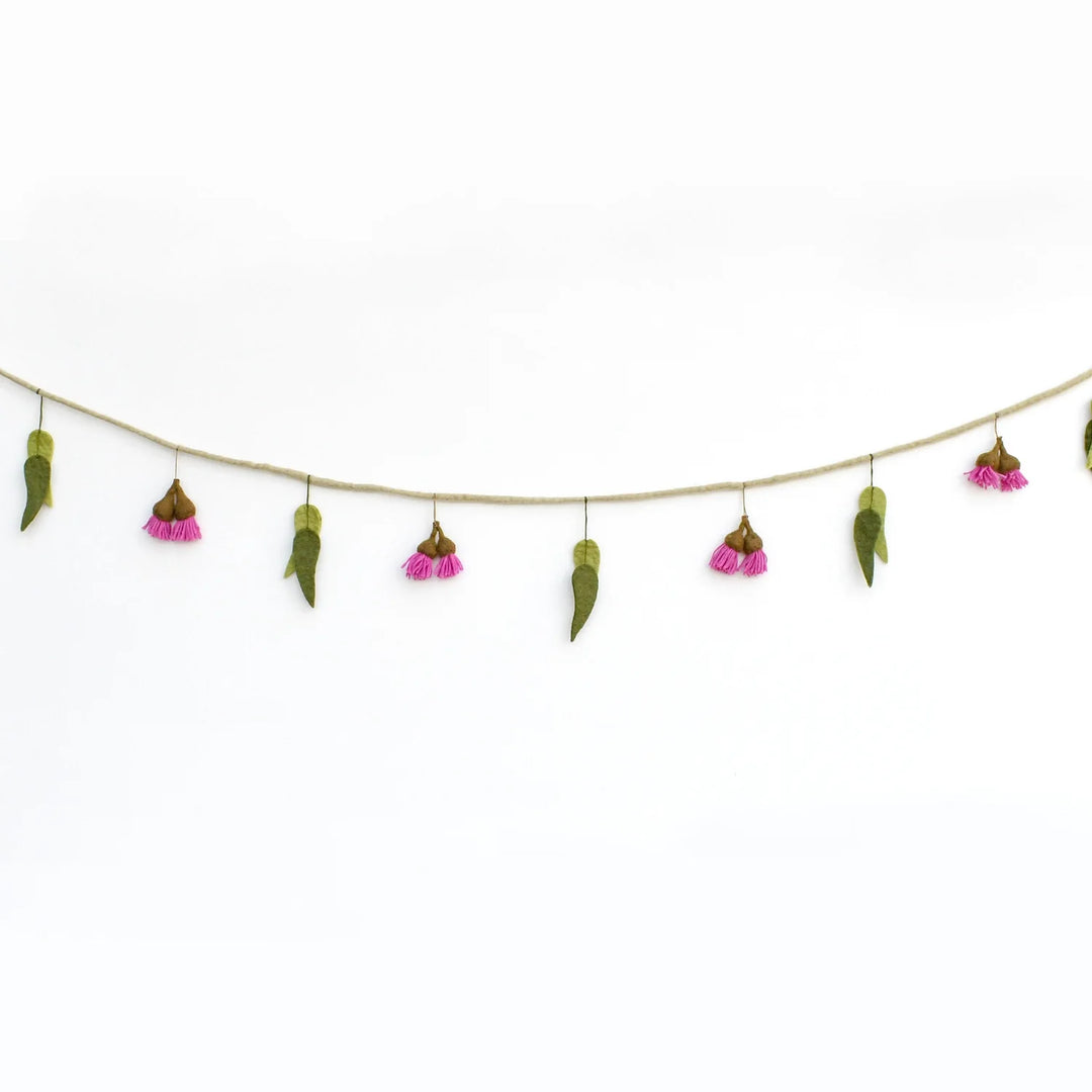 Eucalyptus And Gum Blossoms Garland