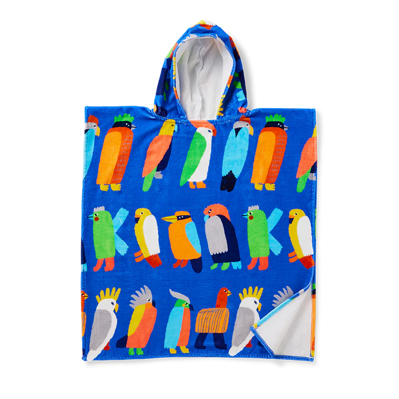 Kids Hooded Towel Flamin' Galahs