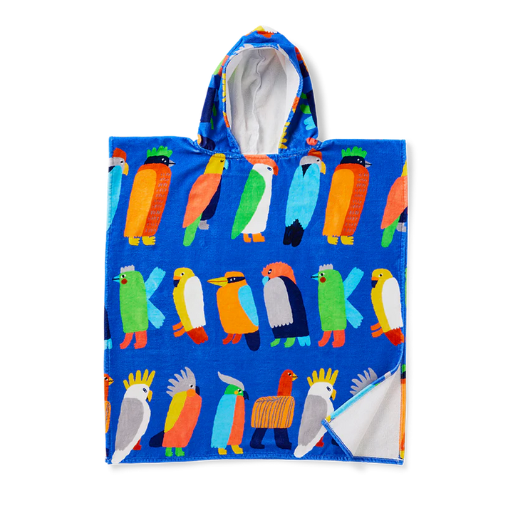 Kids Hooded Towel Flamin' Galahs