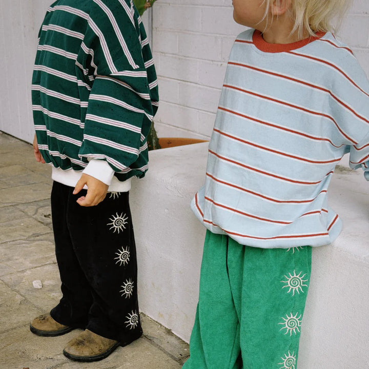 Stripe Pullover - Olive