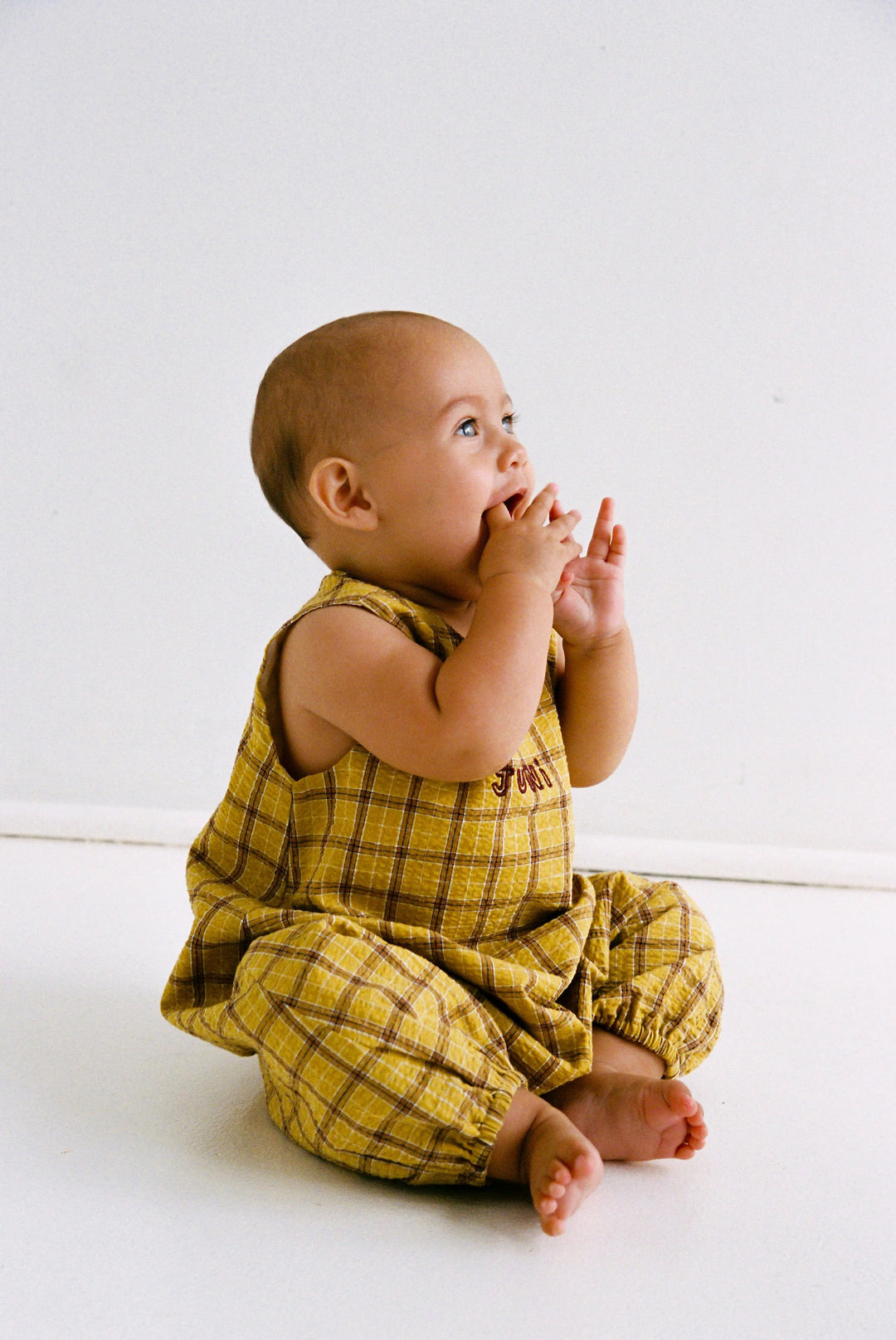Avery Romper - Mustard