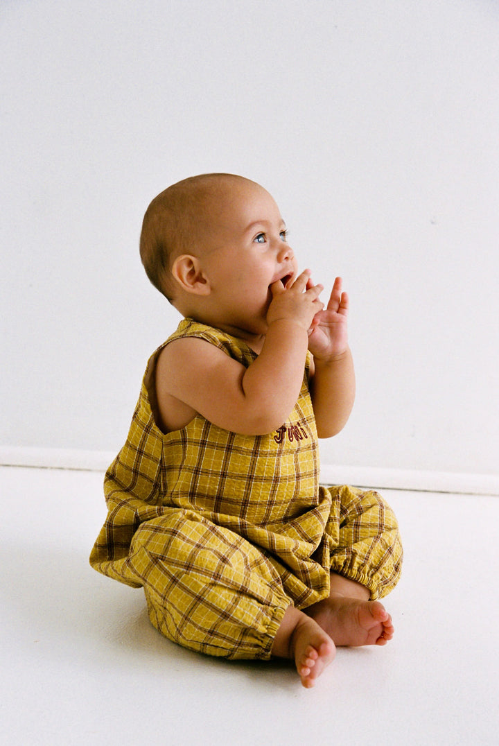 Avery Romper - Mustard