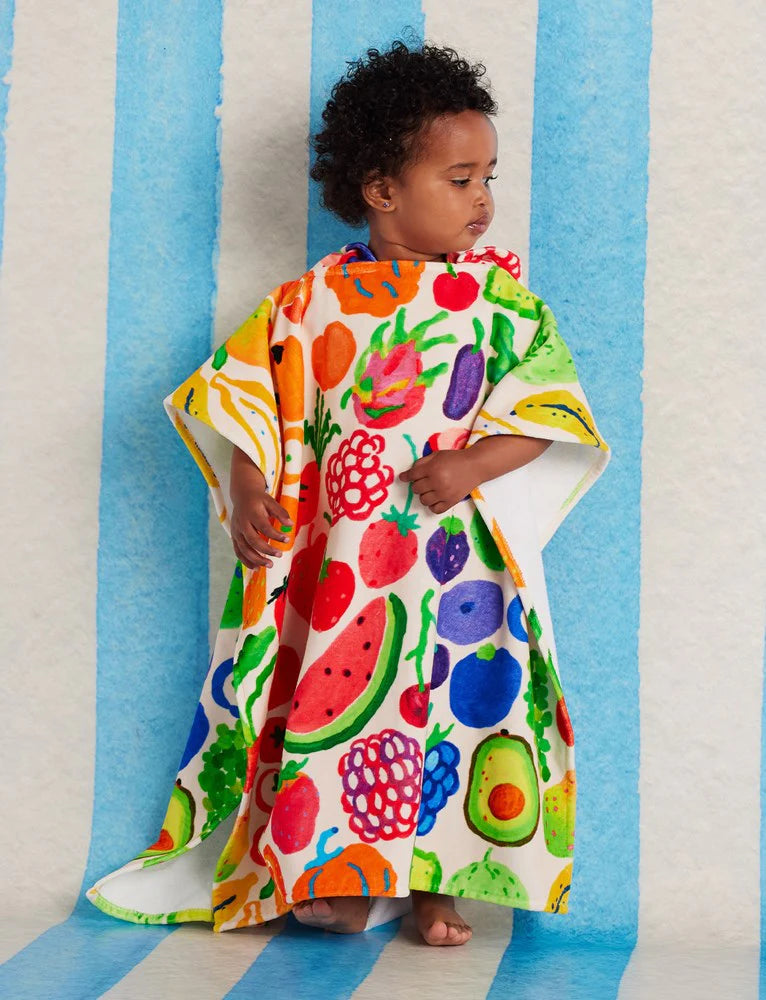 Kids Hooded Towel Eat The Rainbow