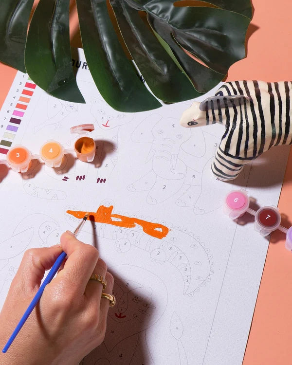 Kids Paint By Numbers - Little Safari