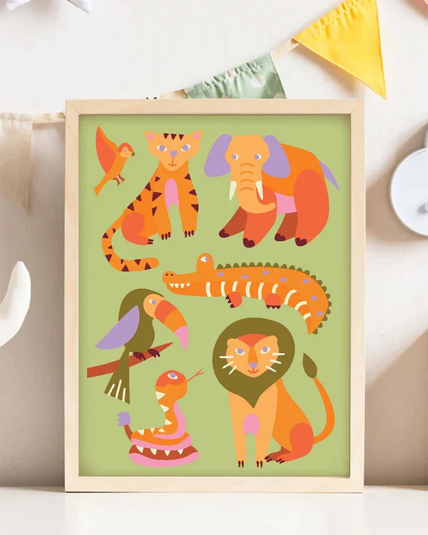 Kids Paint By Numbers - Little Safari